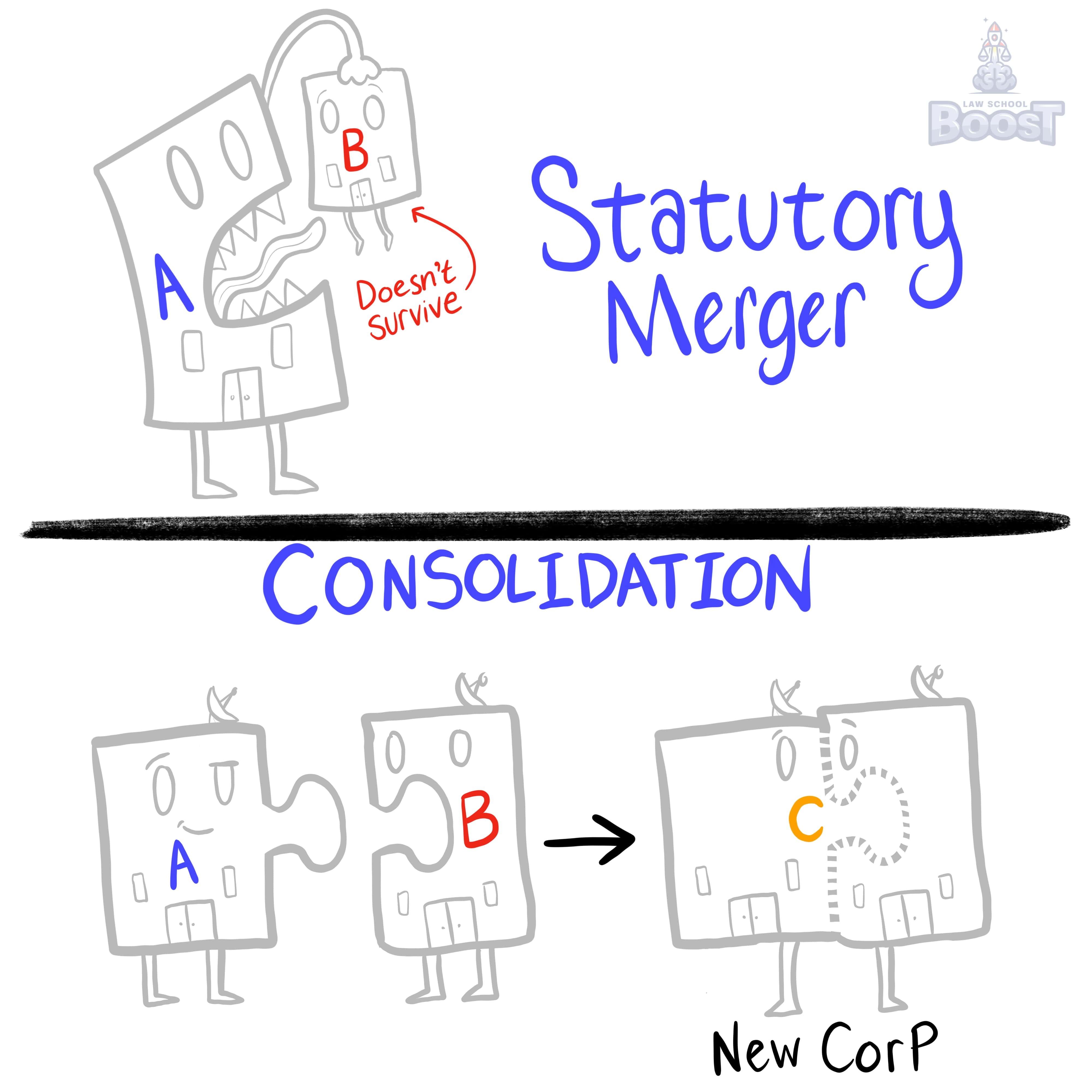 What are 5 recognized fundamental corporate changes?