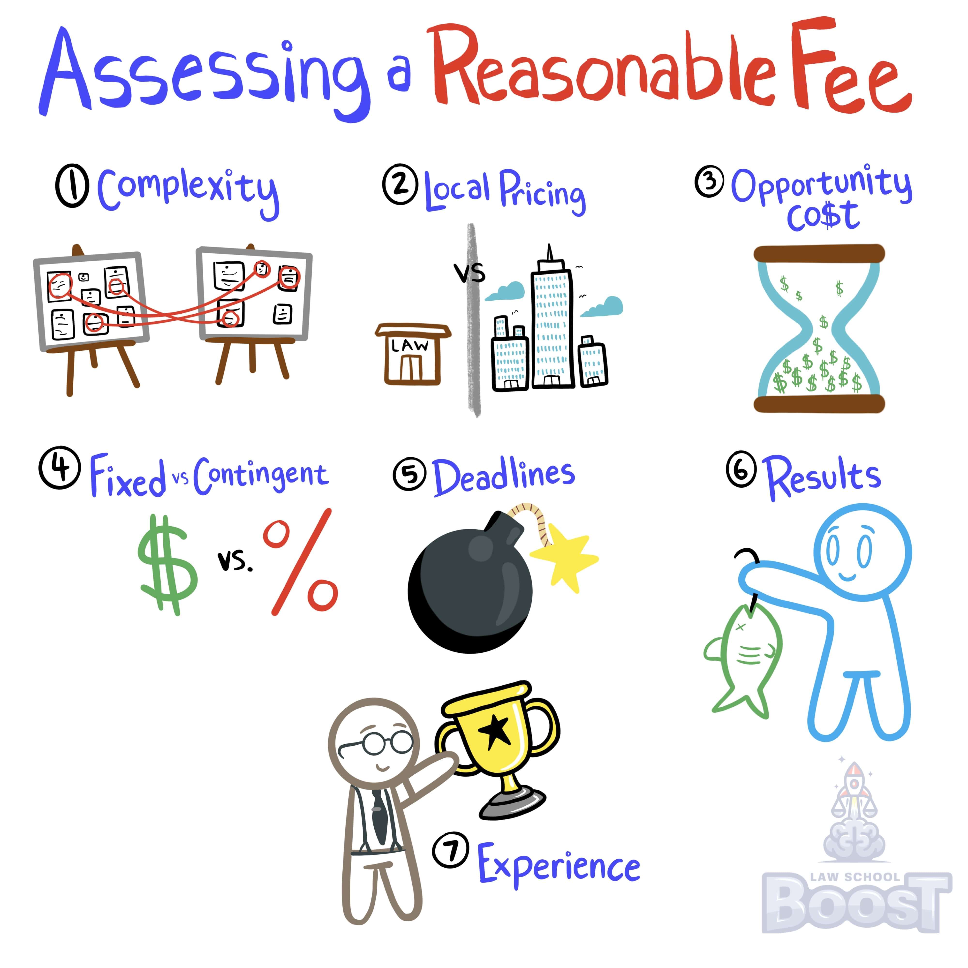 What constitutes "reasonable fees"?