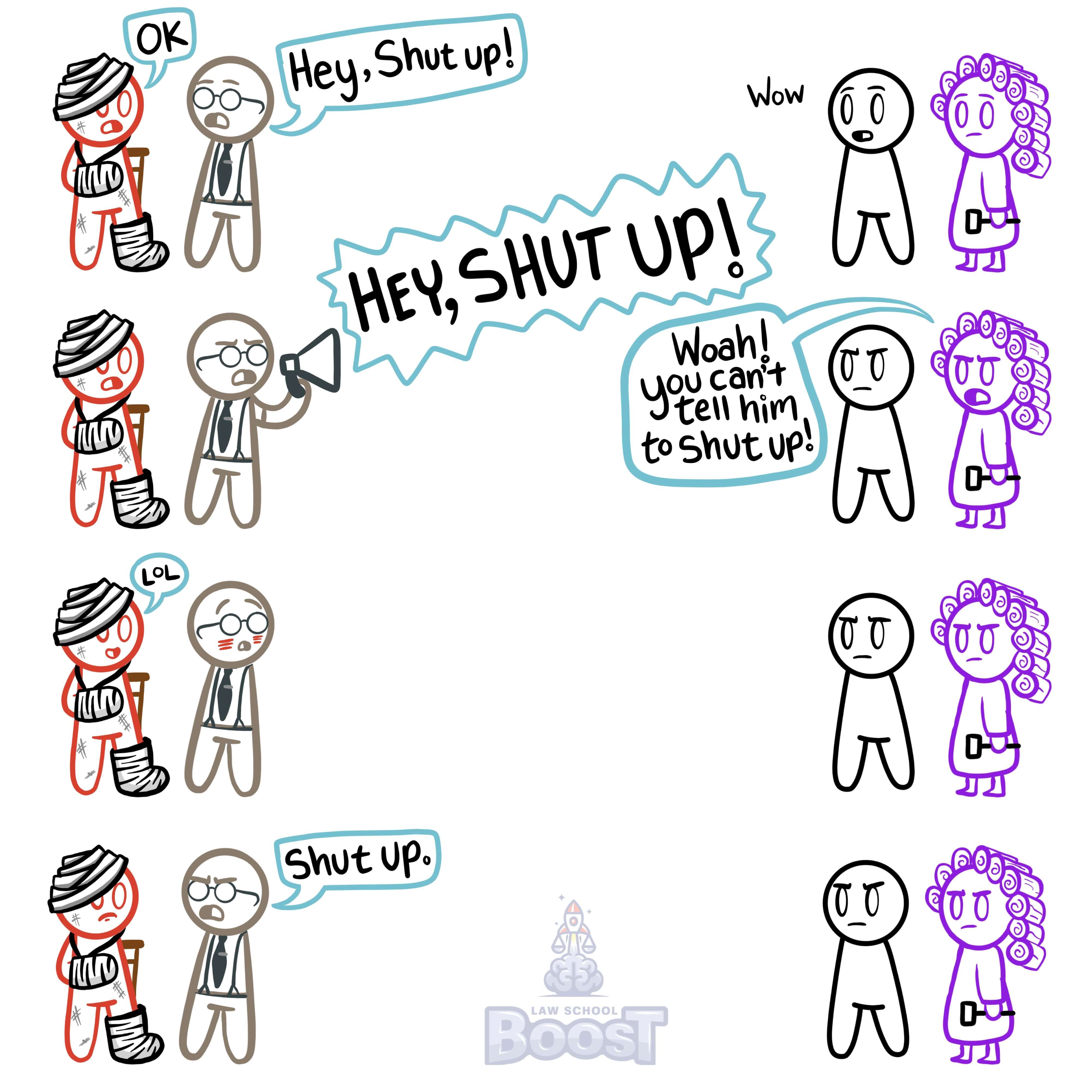 Under the Duty of Fair Representation, when may an attorney request that a person other than their client refrain from voluntarily providing information to another party?