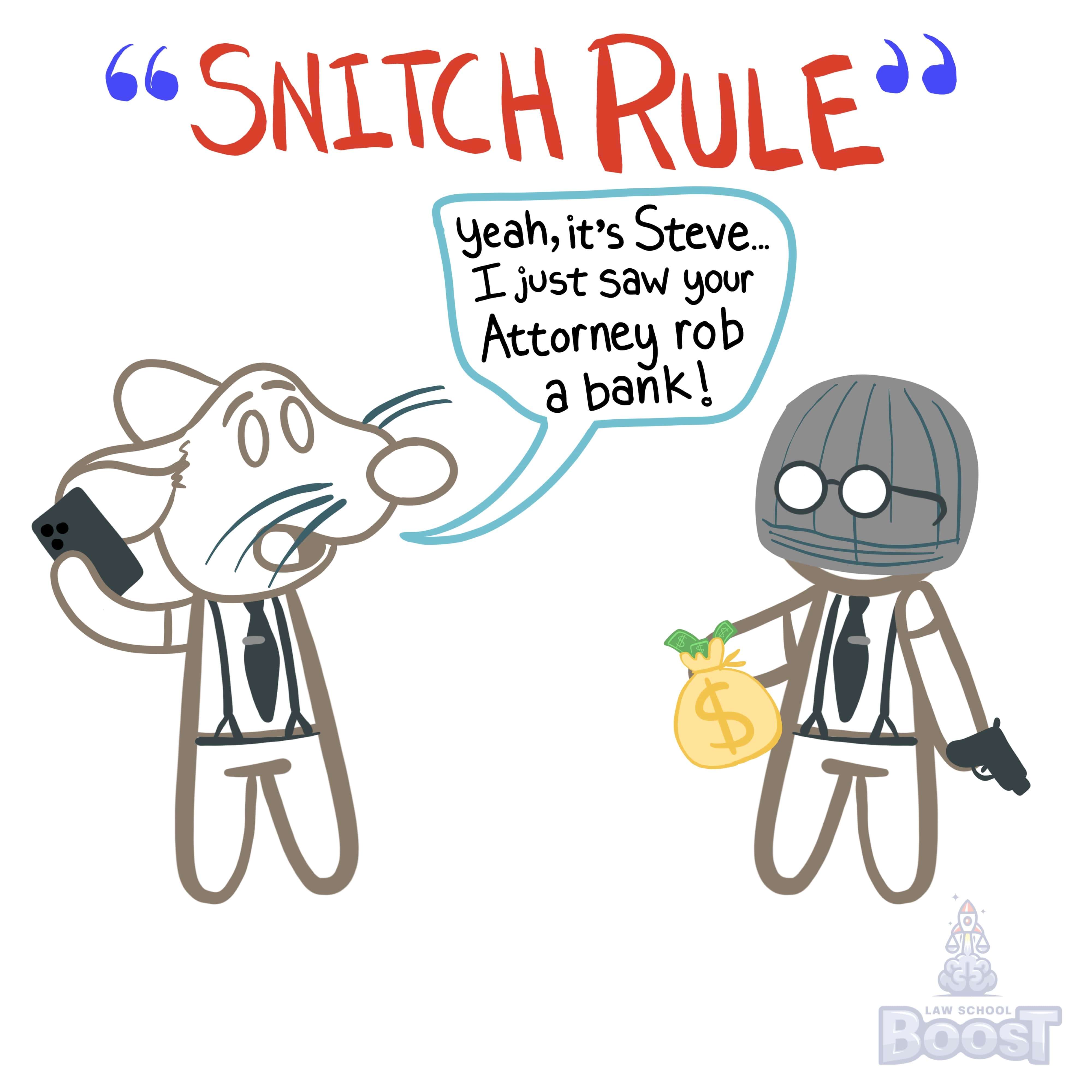 What is a lawyer's Duty to the Legal Profession, otherwise known as the "Snitch Rule"?