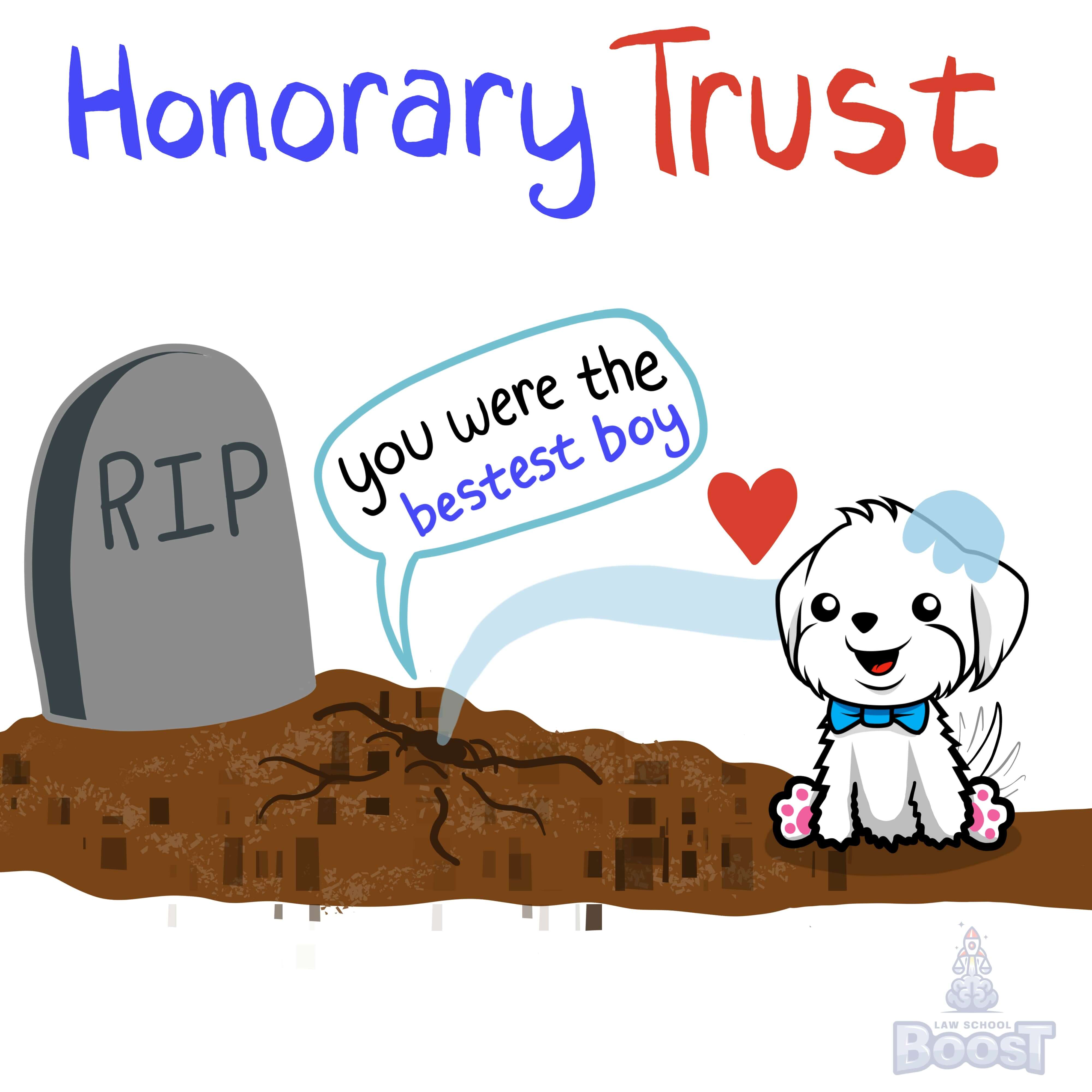 What is an honorary trust and how are they treated by courts?